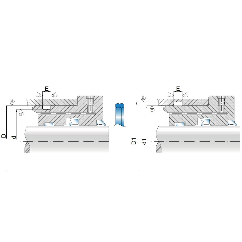 Static seal SSA 190X184.2X5.8 C0